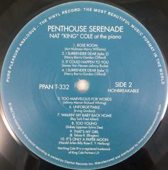 LP Nat King Cole: Penthouse Serenade LTD