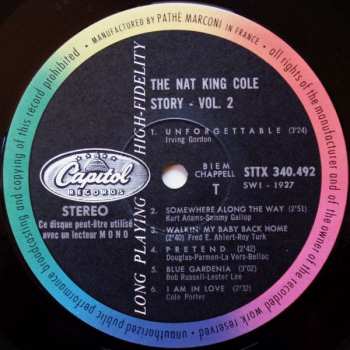 LP Nat King Cole: The Nat King Cole Story - Vol. 2
