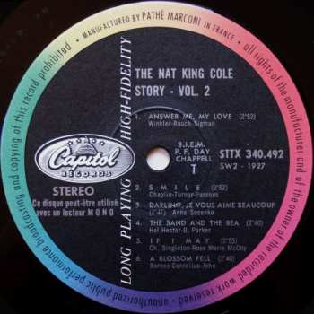 LP Nat King Cole: The Nat King Cole Story - Vol. 2