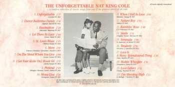 CD Nat King Cole: The Unforgettable Nat King Cole