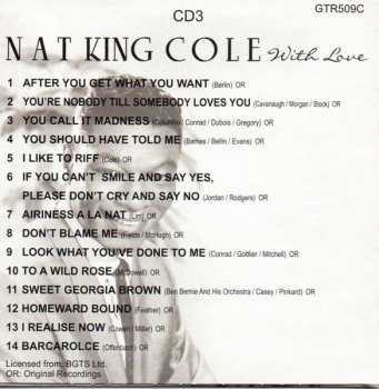 5CD/Caja Nat King Cole: With Love