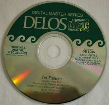 CD Igor Stravinsky: The Firebird (Russian Fairy Tale Narrated By Natalia Makarova)