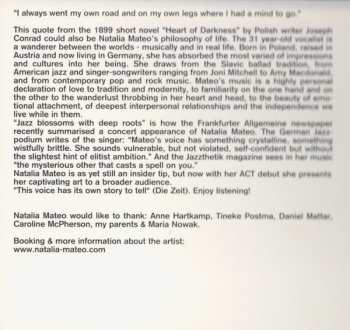 CD Natalia Mateo: Heart Of Darkness