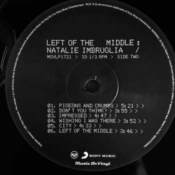 LP Natalie Imbruglia: Left Of The Middle