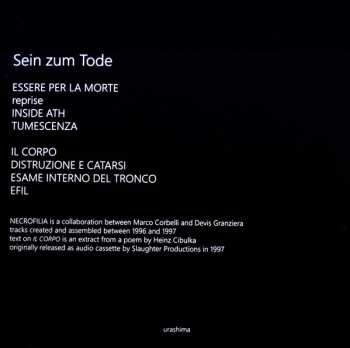 LP Necrofilia: Sein Zum Tode LTD