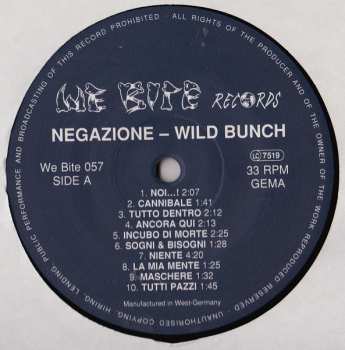 LP Negazione: Wild Bunch / The Early Days