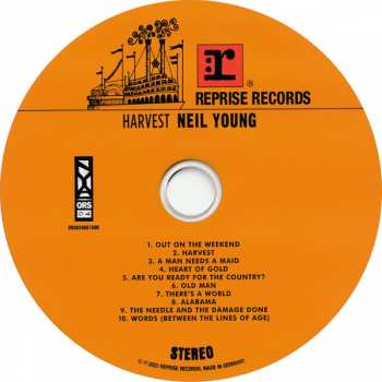 3CD/2DVD/Caja Neil Young: Harvest - 50th Anniversary Edition DLX