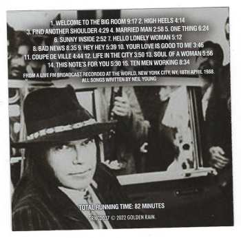 CD Neil Young: New York, New York - Live At The World, NYC