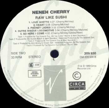 LP Neneh Cherry: Raw Like Sushi