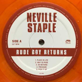 LP Neville Staple: Rude Boy Returns LTD | CLR