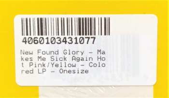LP New Found Glory: Makes Me Sick Again CLR | LTD