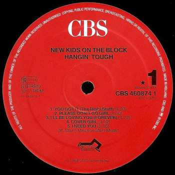 LP New Kids On The Block: Hangin' Tough
