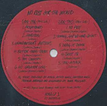 LP New Model Army: No Rest For The Wicked