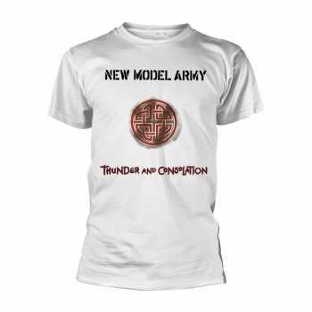 Merch New Model Army: Camiseta Thunder And Consolation (white)