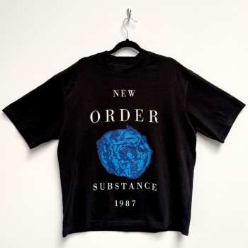 Merch New Order: Oversized Boxy Camiseta Substance 1987