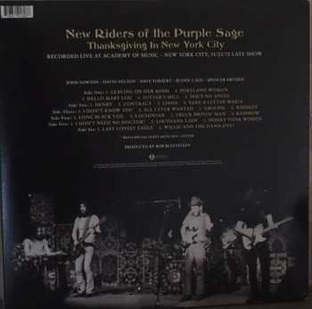 3LP New Riders Of The Purple Sage: Thanksgiving in New York City
