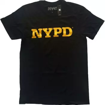 Tričko Nypd Text Logo New York City 