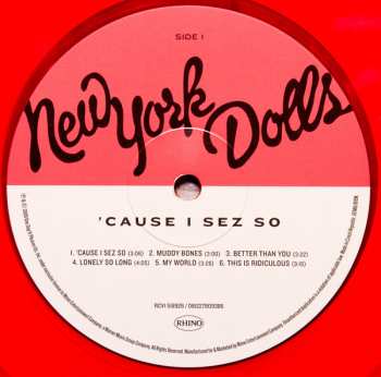 LP New York Dolls: 'Cause I Sez So LTD | CLR