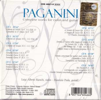 9CD/Caja Niccolò Paganini: Complete Works For Violin And Guitar