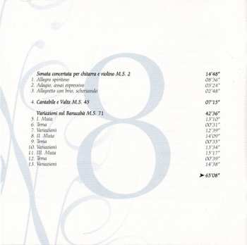 9CD/Caja Niccolò Paganini: Complete Works For Violin And Guitar