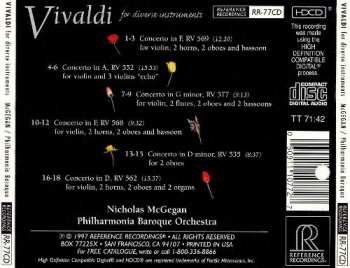 CD Nicholas McGegan: Vivaldi for diverse instruments