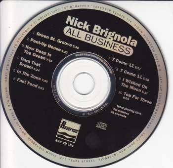 CD Nick Brignola: All Business