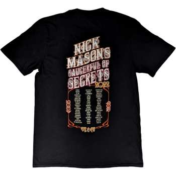 Mercancía Nick Mason's Saucerful Of Secrets: Nick Mason's Saucerful Of Secrets Unisex T-shirt: Echoes European Tour 2022 (back Print & Ex-tour) (small) S