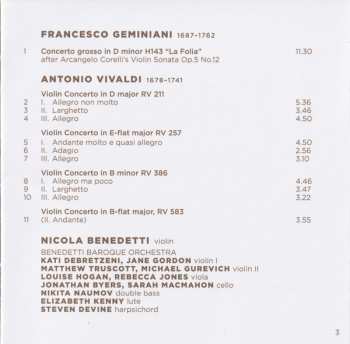 CD Nicola Benedetti: Baroque