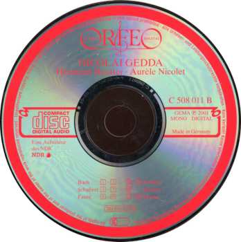 CD Nicolai Gedda: Liederabend