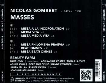 2CD Nicolas Gombert: Masses LTD