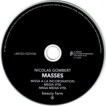 2CD Nicolas Gombert: Masses LTD