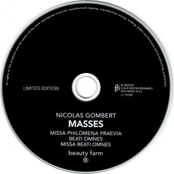 2CD Nicolas Gombert: Masses LTD