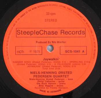 LP Niels-Henning Ørsted Pedersen: Jaywalkin'