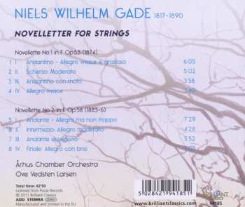 CD Niels Wilhelm Gade: Novelletter For Strings
