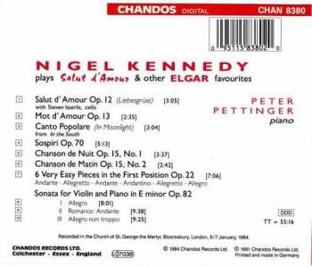 CD Nigel Kennedy: Salut D'Amour & Other Elgar Favourites