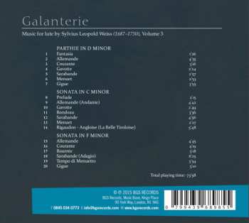 CD Nigel North: Galanterie (Music for Lute Vol. 3)