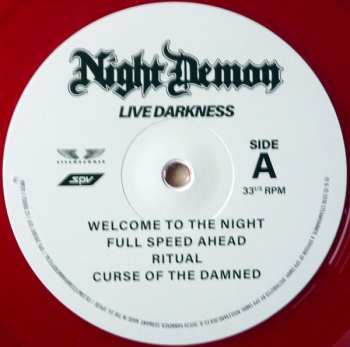 3LP/2CD Night Demon: Live Darkness CLR