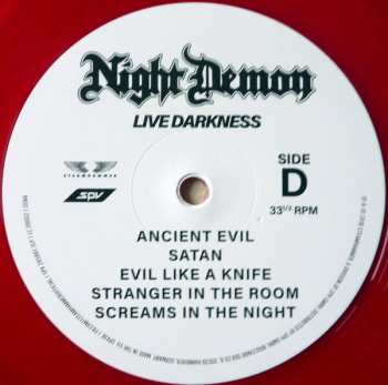 3LP/2CD Night Demon: Live Darkness CLR