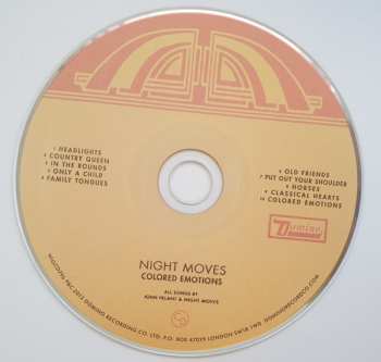 CD Night Moves: Colored Emotions