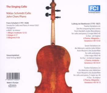 CD Ludwig van Beethoven: The Singing Cello: Arpeggione Sonata / Complete Variations For Cello And Piano