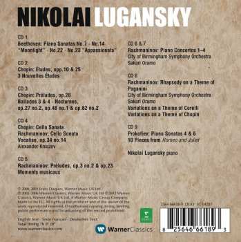 9CD/Caja Nikolai Lugansky: Chopin, Rachmaninov, Beethoven & Prokofiev