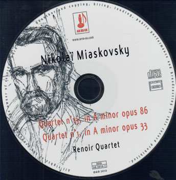 CD Nikolai Myaskovsky: Quartets N° 1 And 13