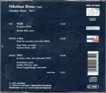 CD Nikolaus Brass: Chamber Music Vol. 1