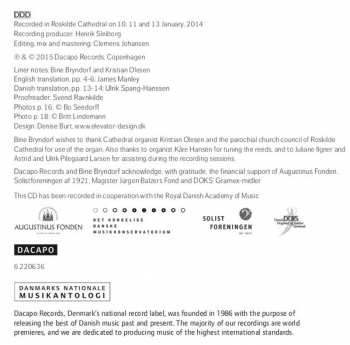 SACD Bine Katrine Bryndorf: Organ Works