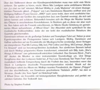 CD Wolfgang Haffner: 4 Wheel Drive