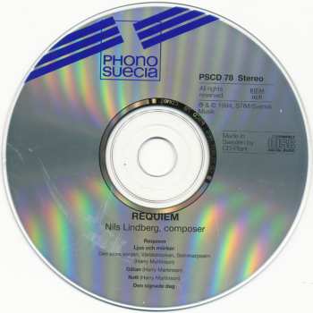 CD Nils Lindberg: Requiem