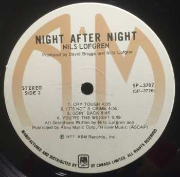 2LP Nils Lofgren: Night After Night