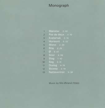 CD Nils Økland: Monograph
