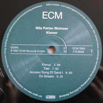 LP Nils Petter Molvær: Khmer