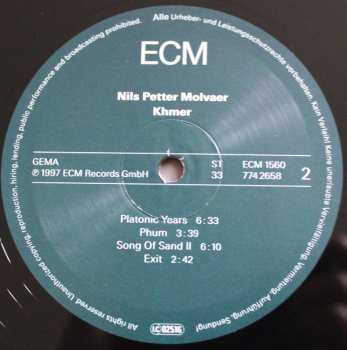 LP Nils Petter Molvær: Khmer
